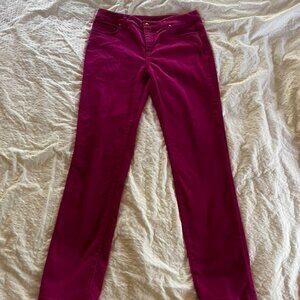 Chico’s So Slimming Girlfriend Pink Sz 00 straightleg pants